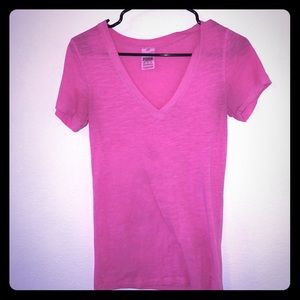 Women’s Victoria Secret Pink - Pink V-neck top